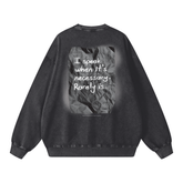 Rarely Necessary Oversized Sweatshirt