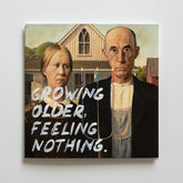 Growing Older, Feeling Nothing. - Handwritten Postcard
