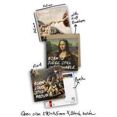 Growing Older, Feeling Nothing. - Handwritten Postcard