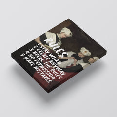 Rules – Stay Weird, Create Anyway – Handwritten Canvas