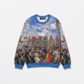 The Wedding at Cana, 1563, Oversize Sweatshirt