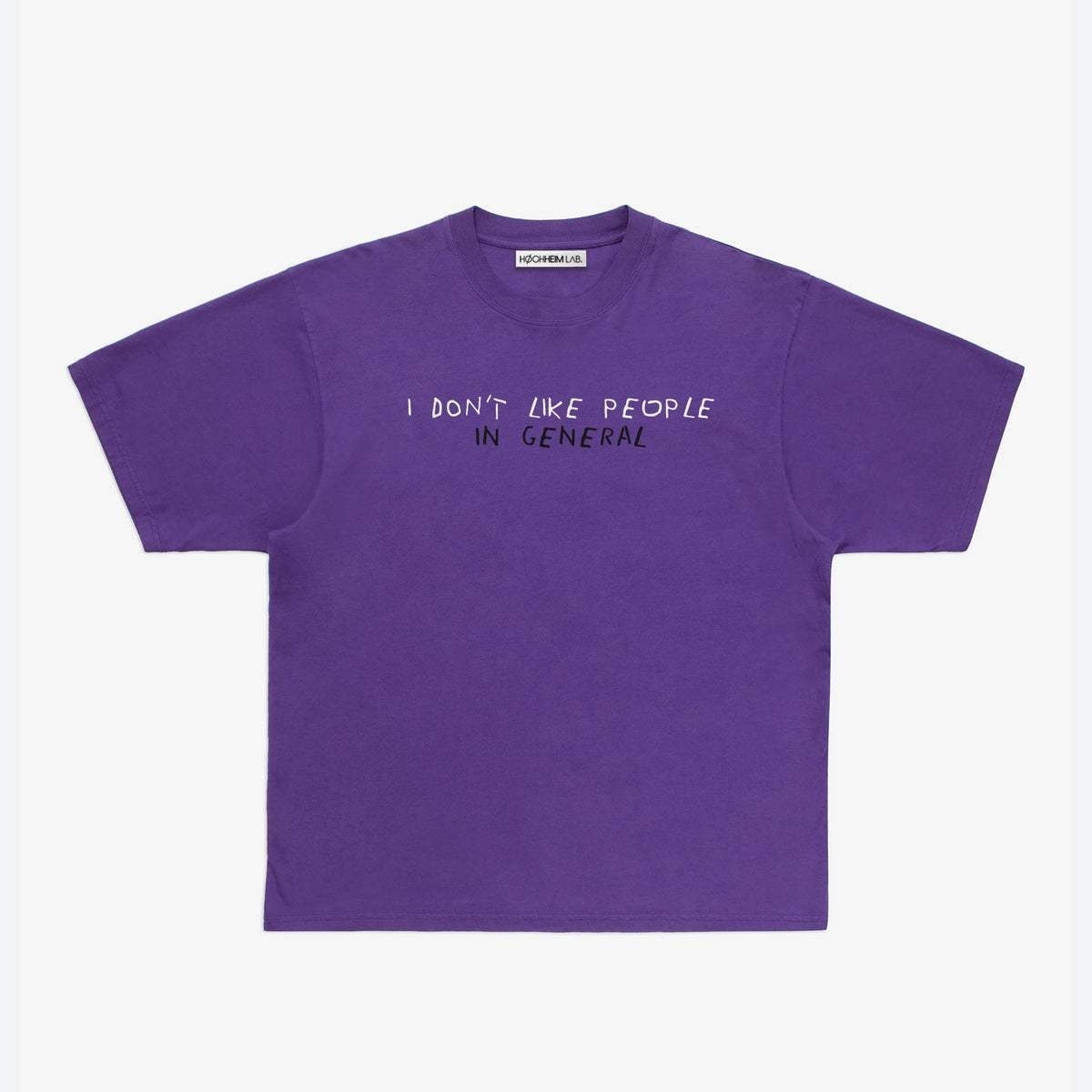 I DON'T LIKE PEOPLE, Oversize Unisex Tee